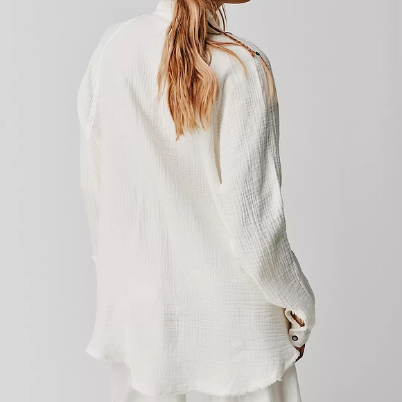 NEW Free People We The Free Summer Daydream Buttondown - Picture 2 of 15